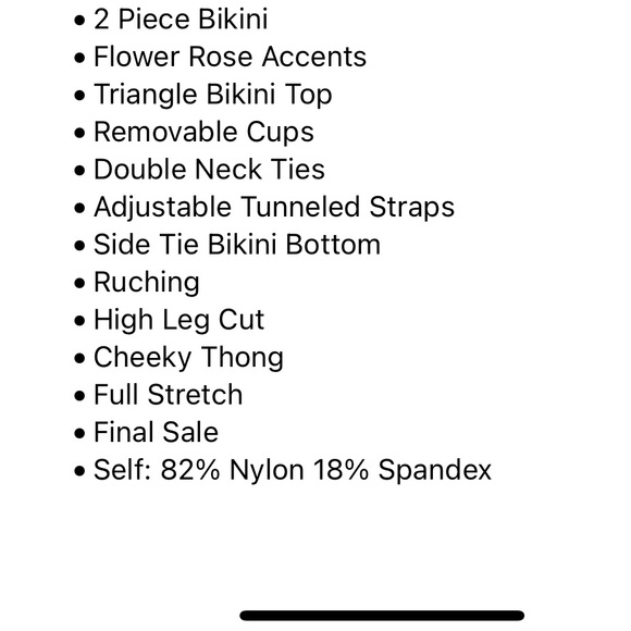 NWTS Fashion Nova Amalfi Coast Rosette 2 Piece Bikini - Hot Pink Size XS - Picture 6 of 6